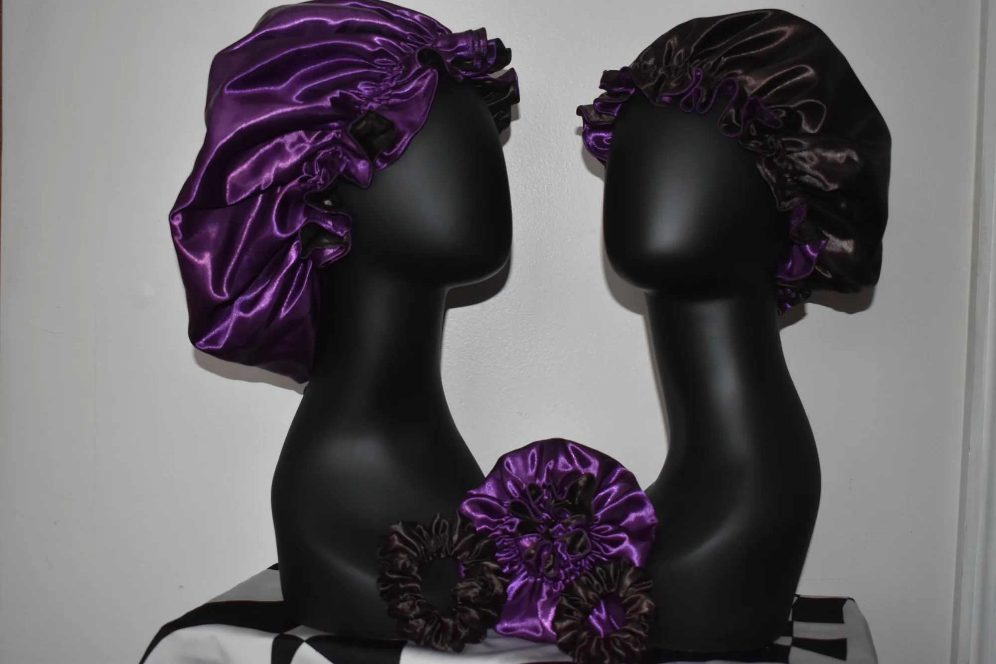 The Amethyst Mocha Bonnet Set(Mommy, Me & Dolly) photo 2