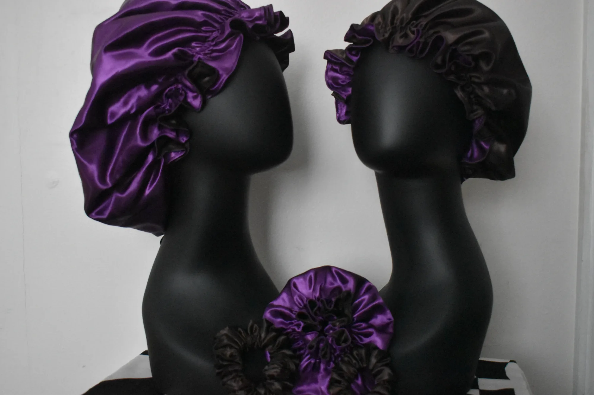 The Amethyst Mocha Bonnet Set(Mommy, Me & Dolly) photo 4