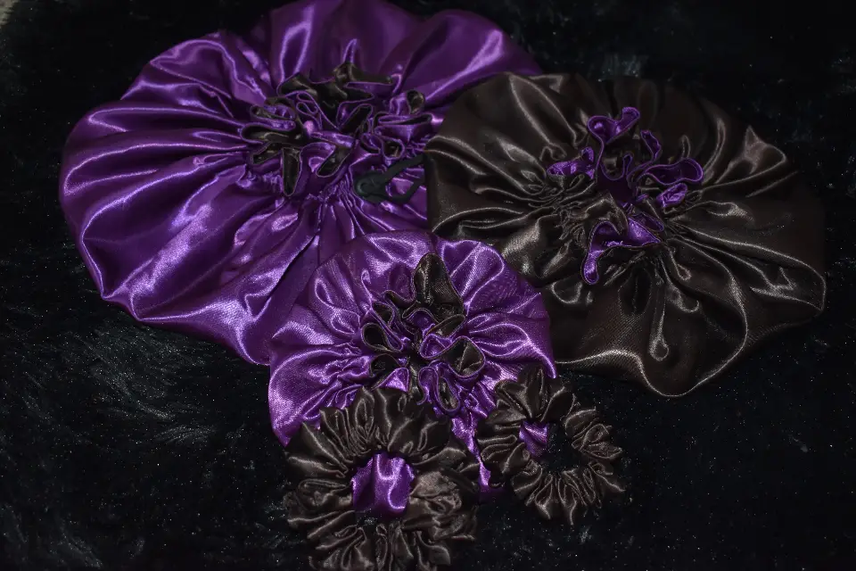 The Amethyst Mocha Bonnet Set(Mommy, Me & Dolly)