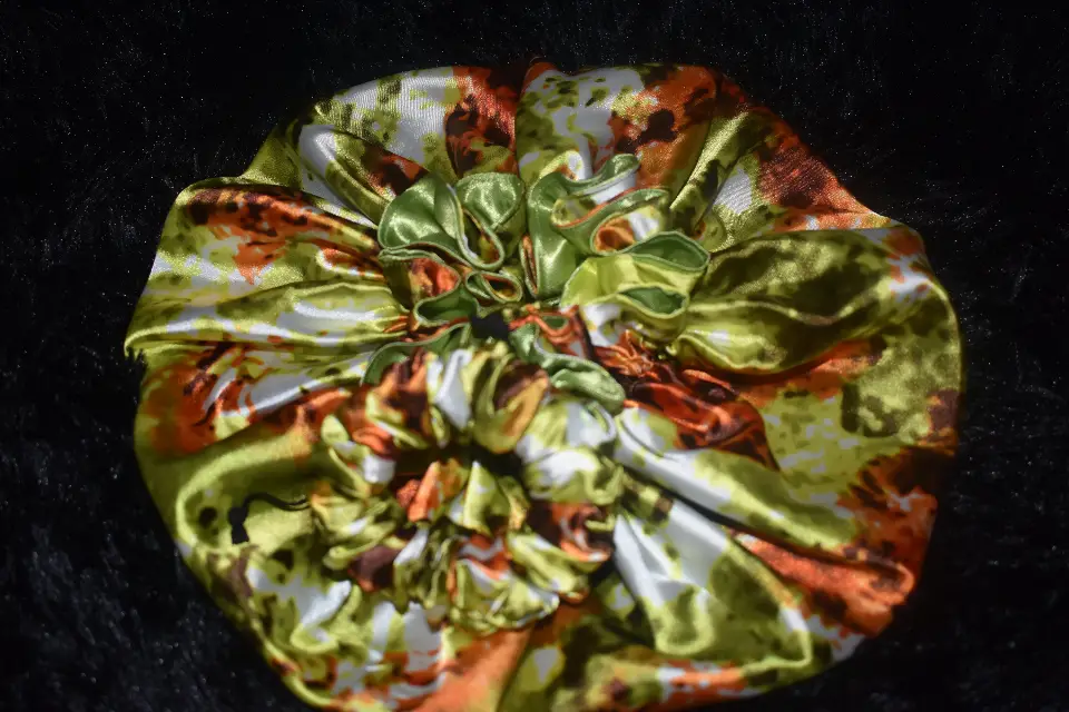 The Dreamscape Luxe Collection-(Golden Hour Bloom Bonnet Set)