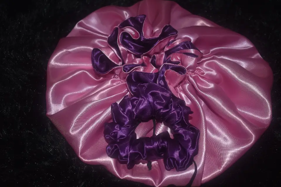 The Dreamscape Luxe Collection-(Violet Veil Bonnet Set)