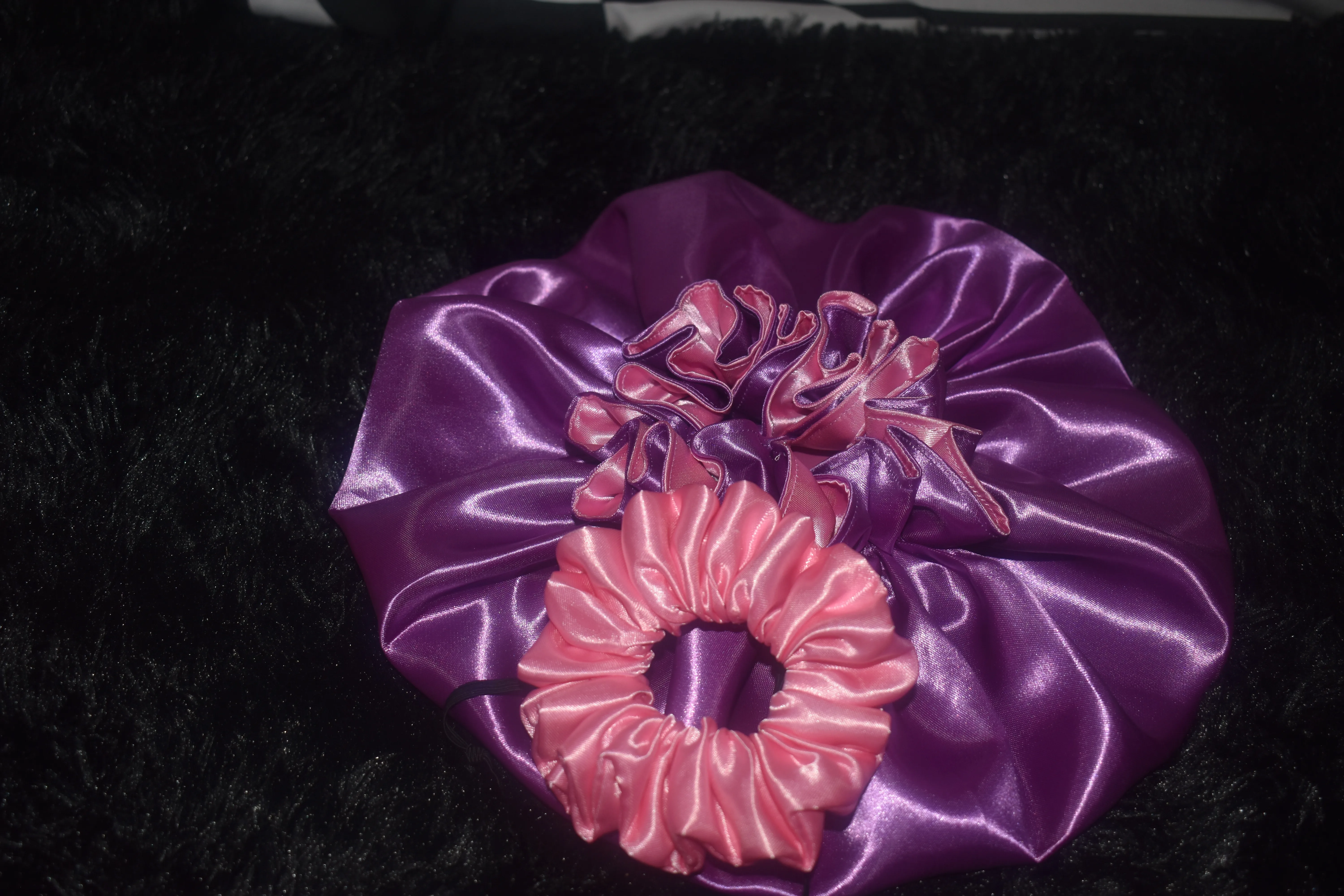 The Dreamscape Luxe Collection-(Wisteria Whisper Bonnet Set)