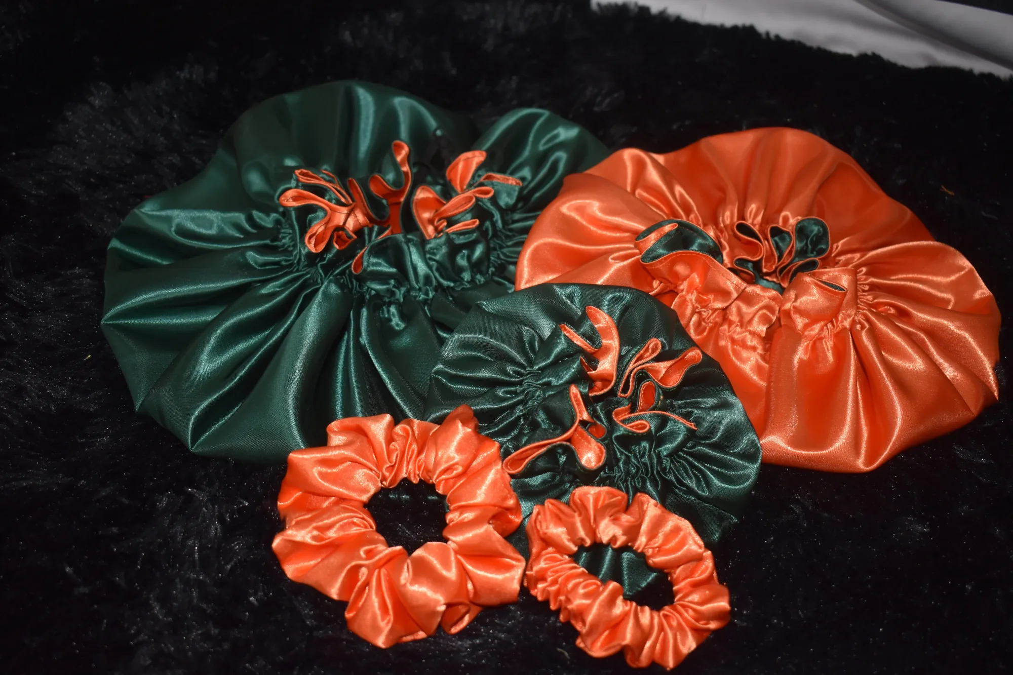 The Emerald Ember  Bonnet Set(Mommy, Me & Dolly) photo 3