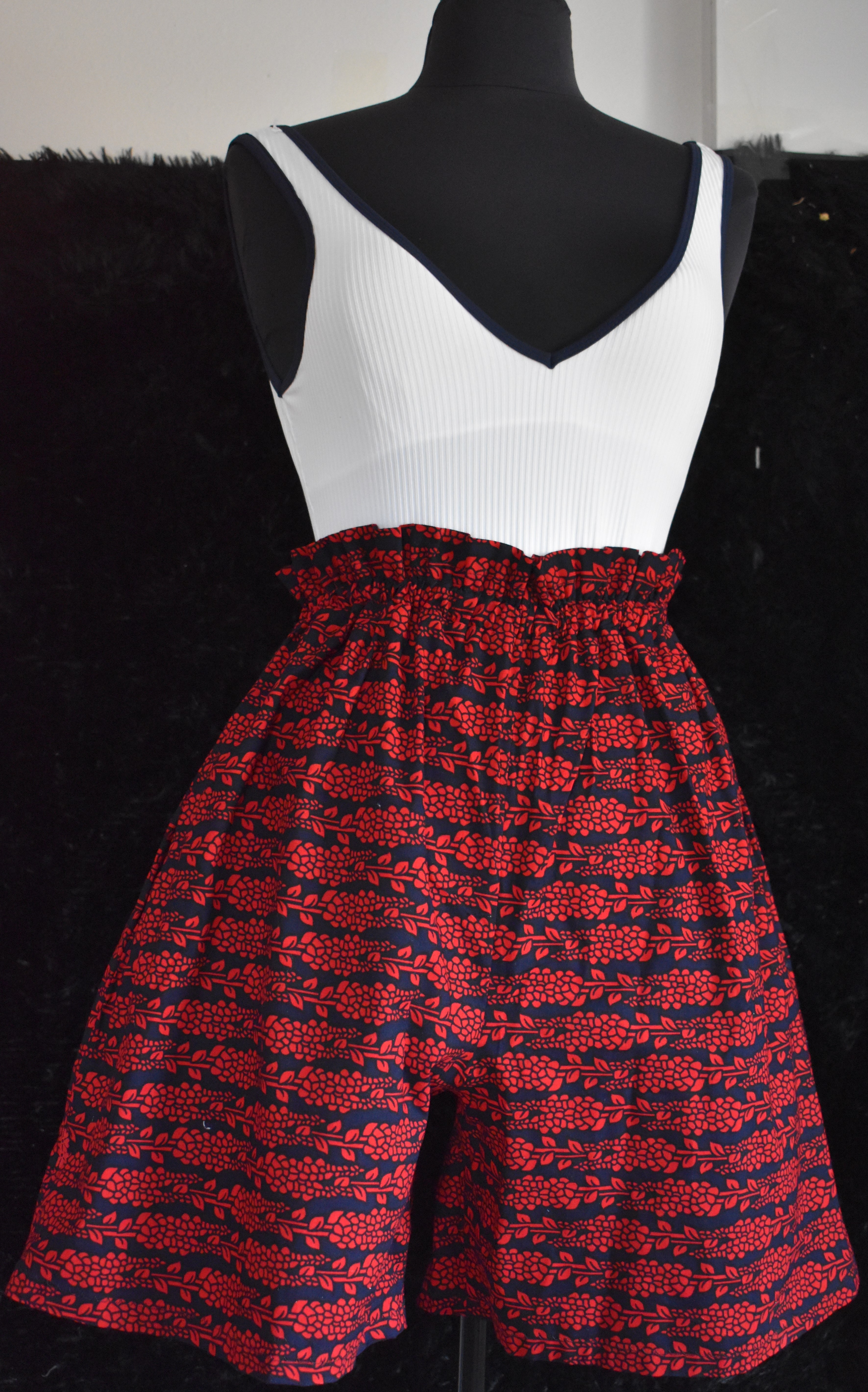 The "Pop of Color" Ankara Shorts