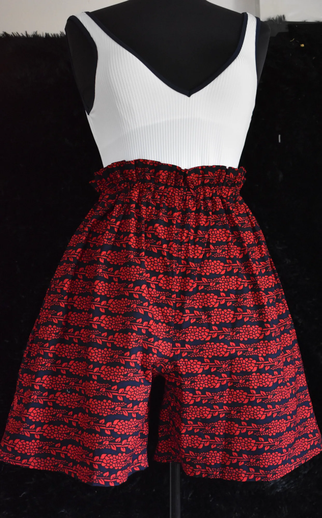 The "Pop of Color" Ankara  Shorts photo 2