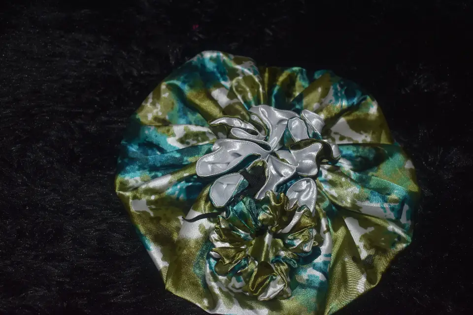 The Dreamscape Luxe Collection-(Verdant Current Bonnet Set)