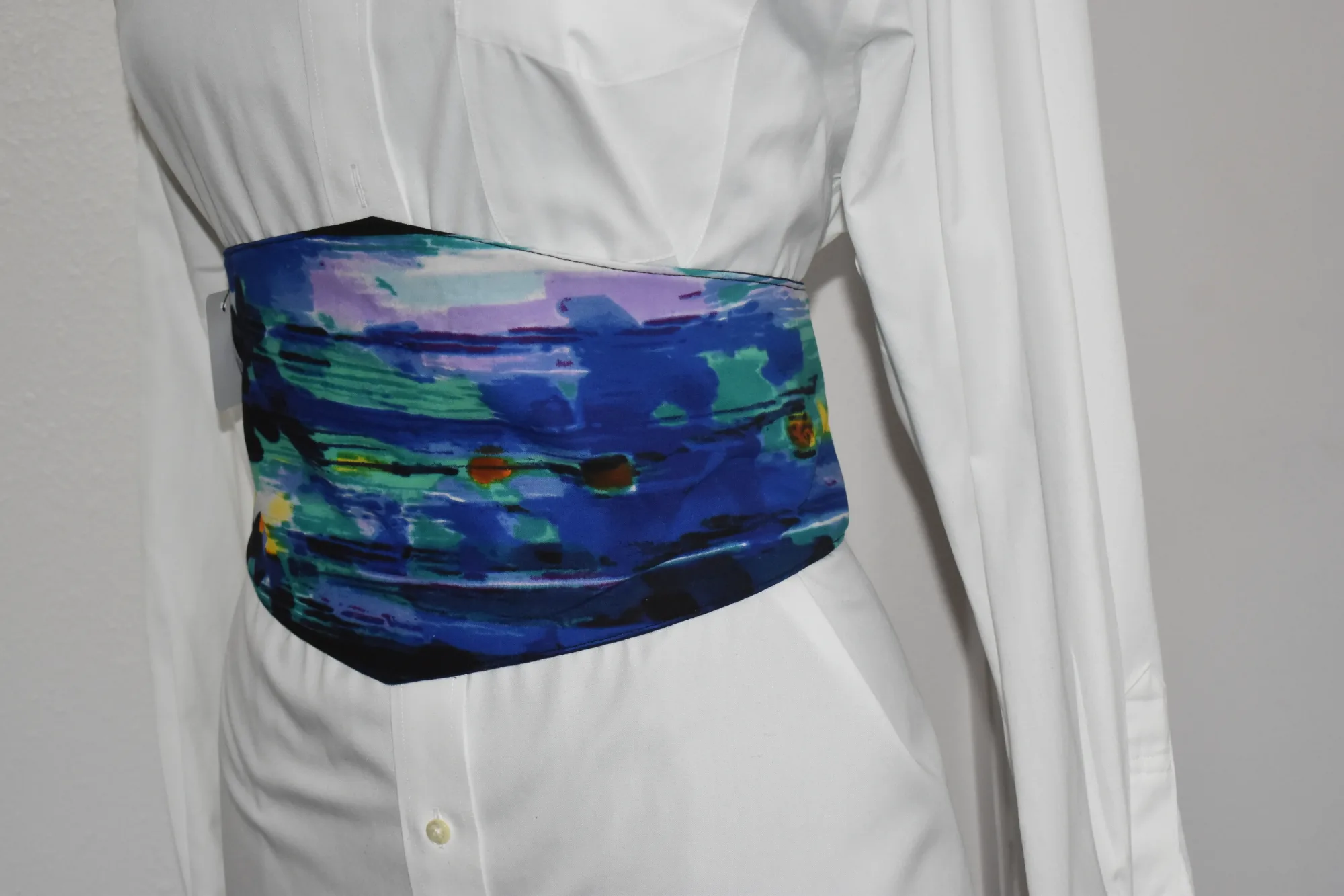  Waist Cincher Blue/Teal  Corset Belt photo 2