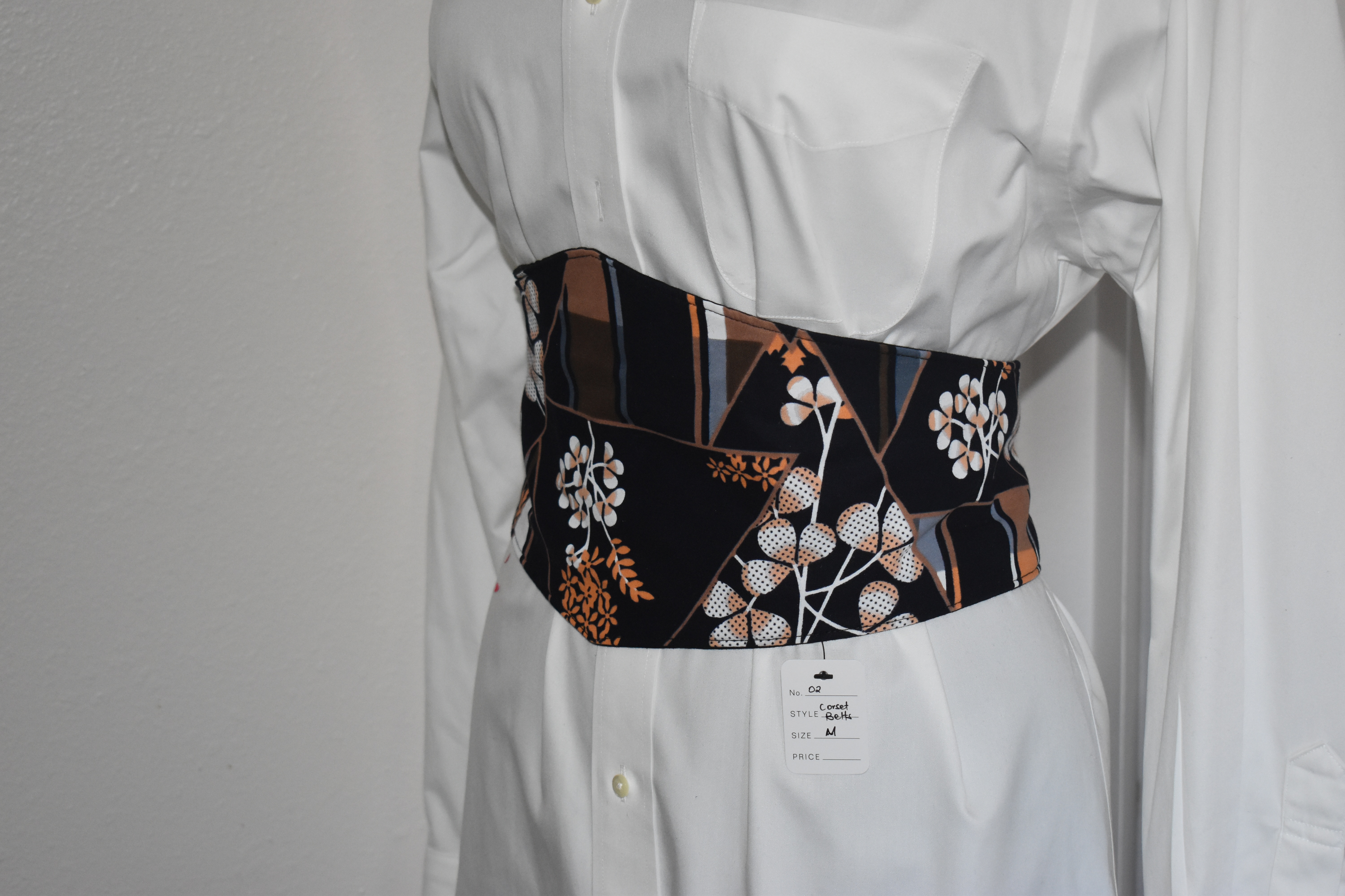 Waist Cincher Floral Belt