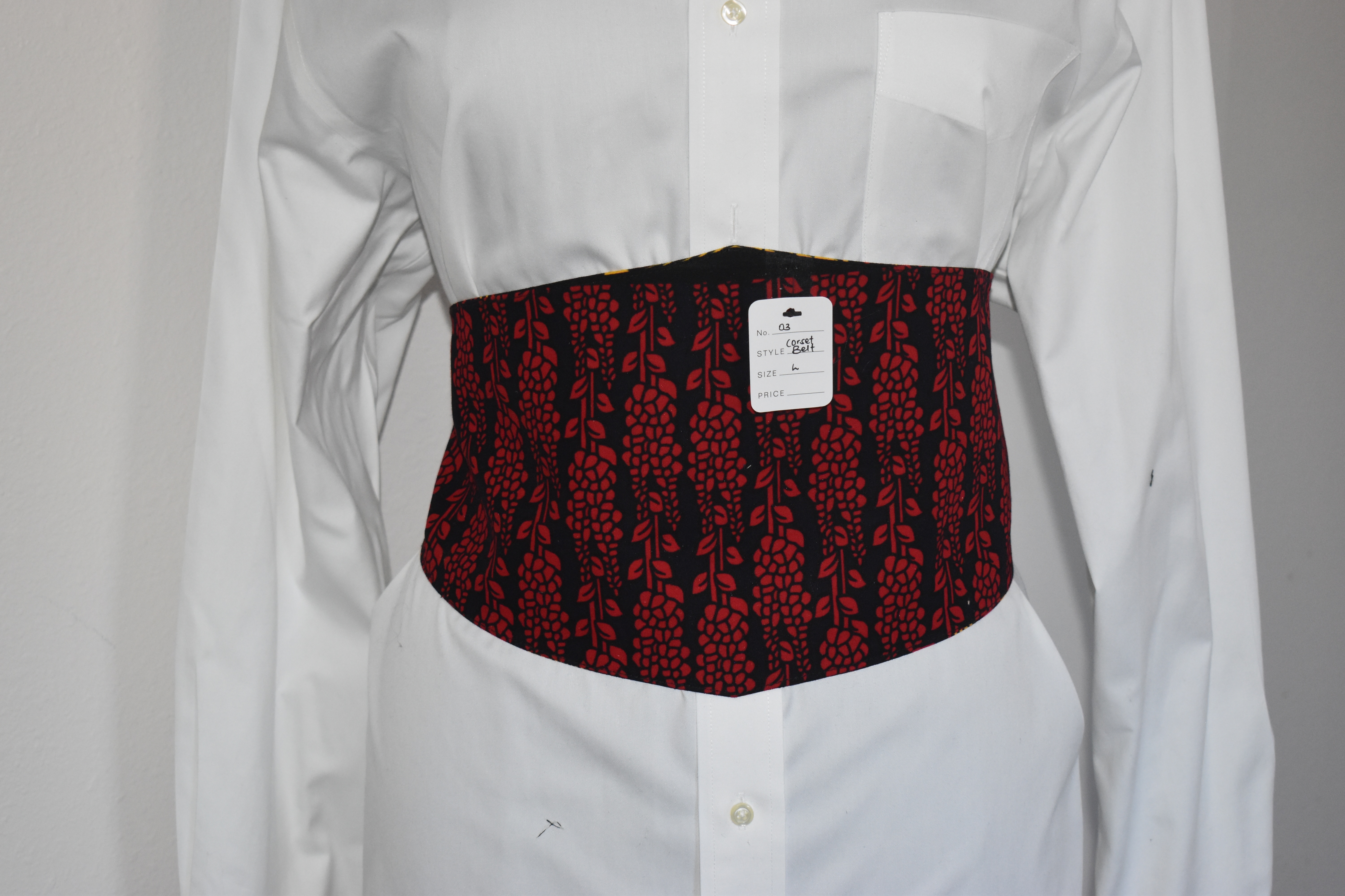   Waist Cincher Red /Black Corset Belt  photo 2