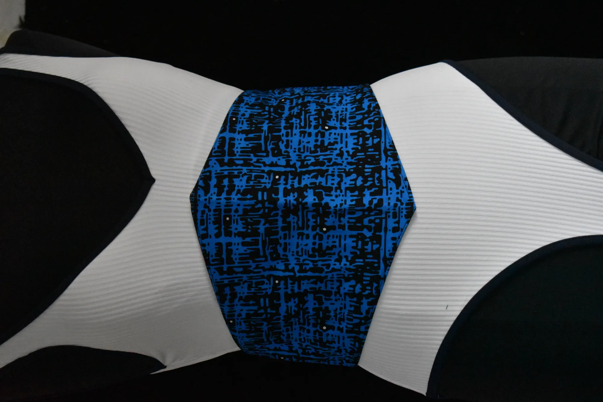 Waist Cincher -Electric Blue Corset Belt photo 4