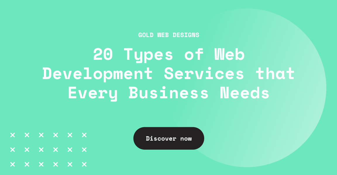20 Types of Web Development Services