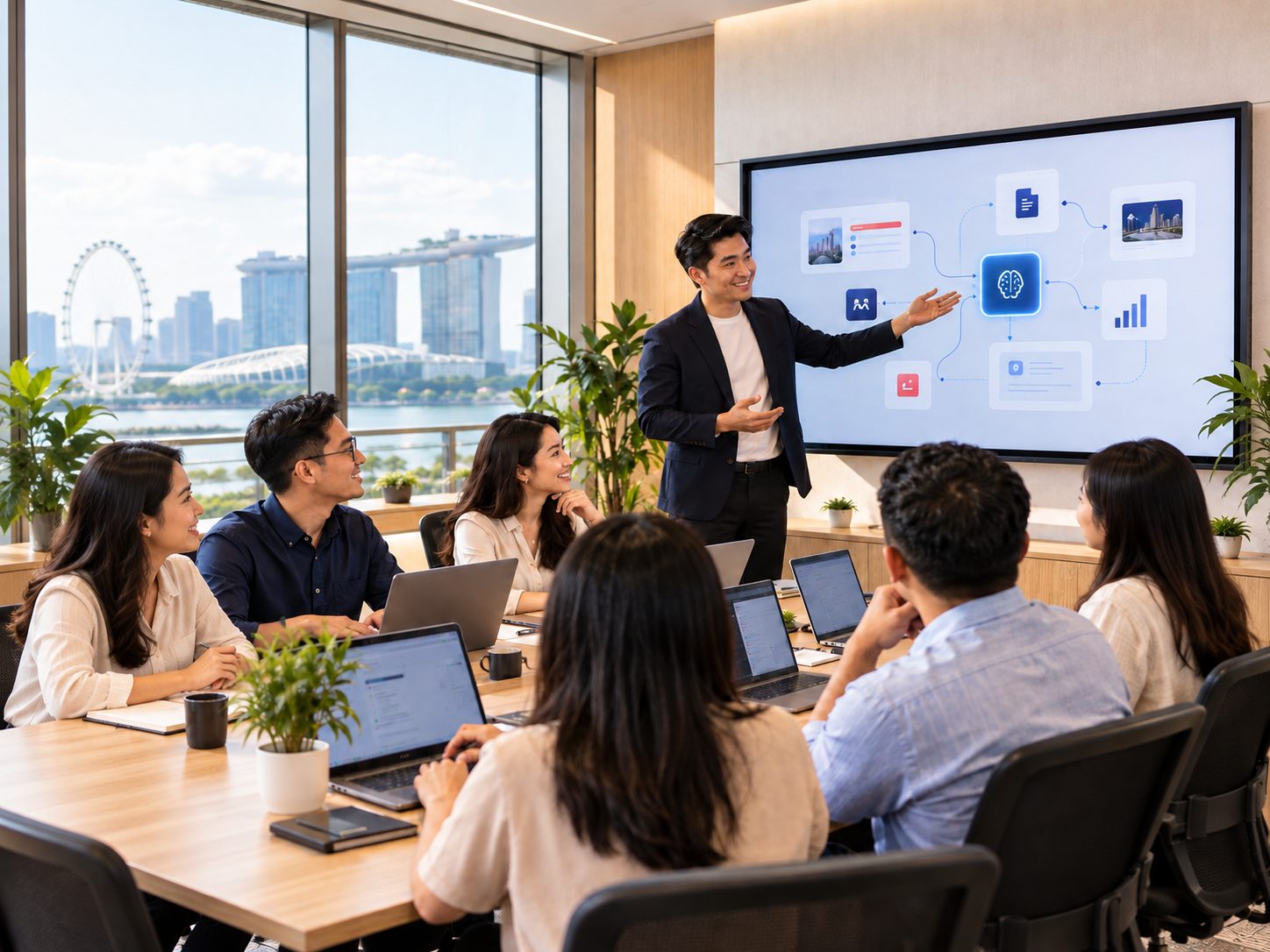 Business Productivity & Innovation with Microsoft Copilot and Copilot Studio training at JL Institution
