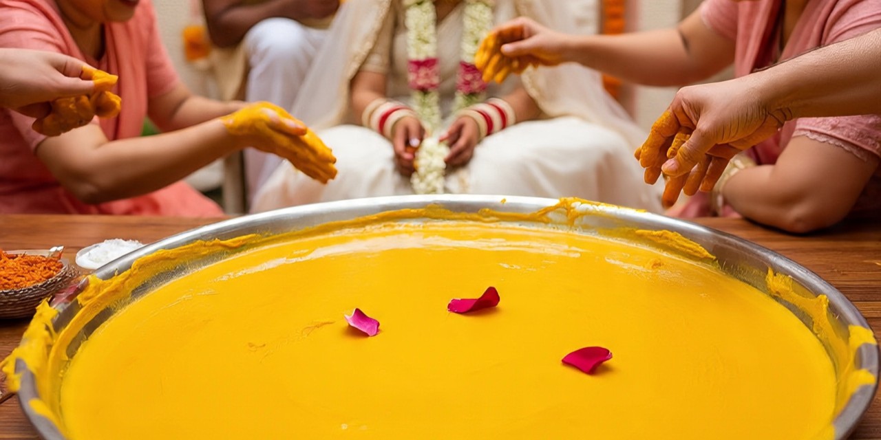 Why Is Haldi Applied Before Marriage? The Hidden Ayurvedic Science of Haldi Ceremony