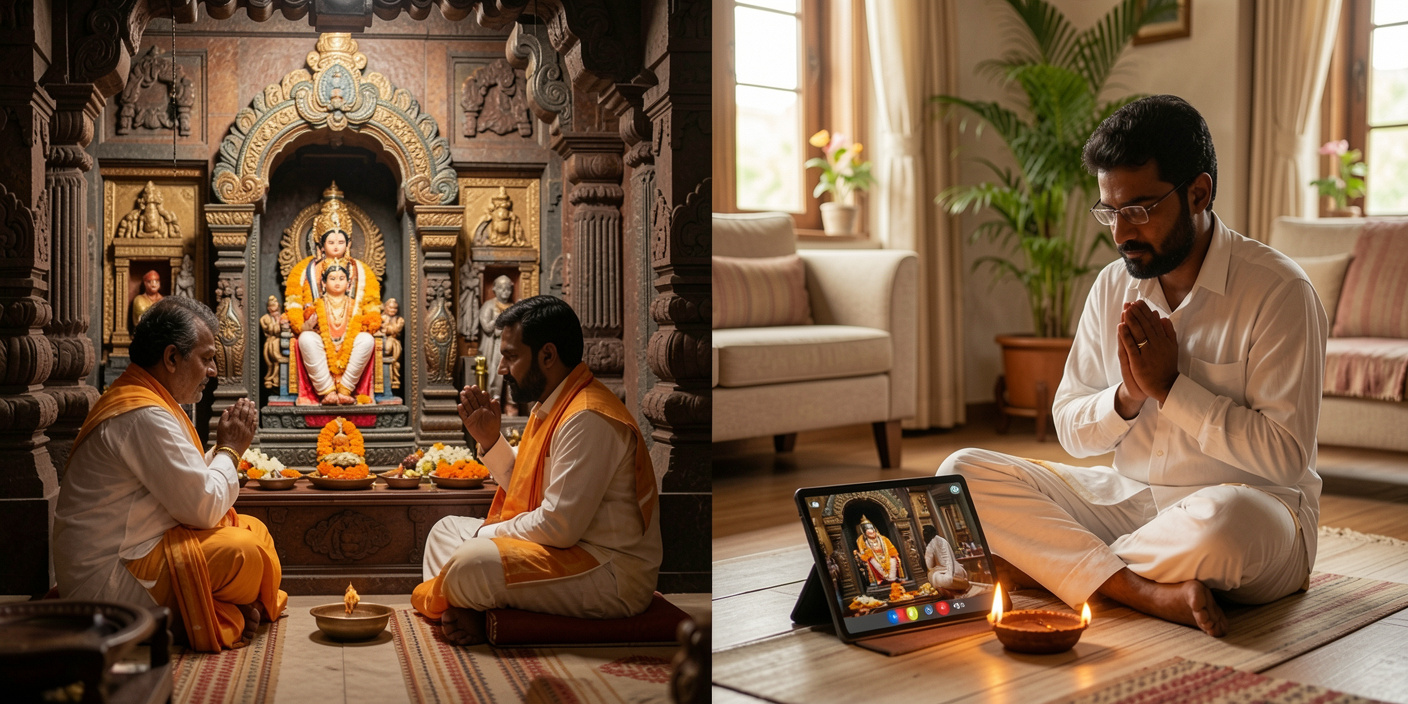 Online Puja vs Temple Puja for Shani Jayanti. What Is the Difference in Benefits?