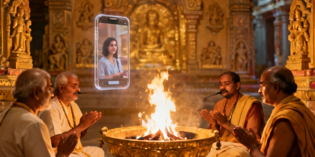 Can Puja Be Done in India While Devotee Is Abroad?