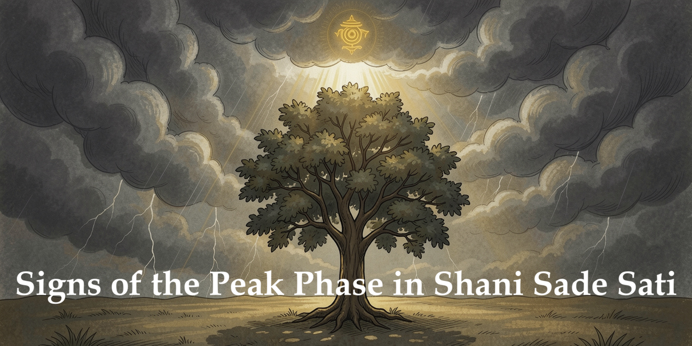 Signs of the Peak Phase in Shani Sade Sati Explained