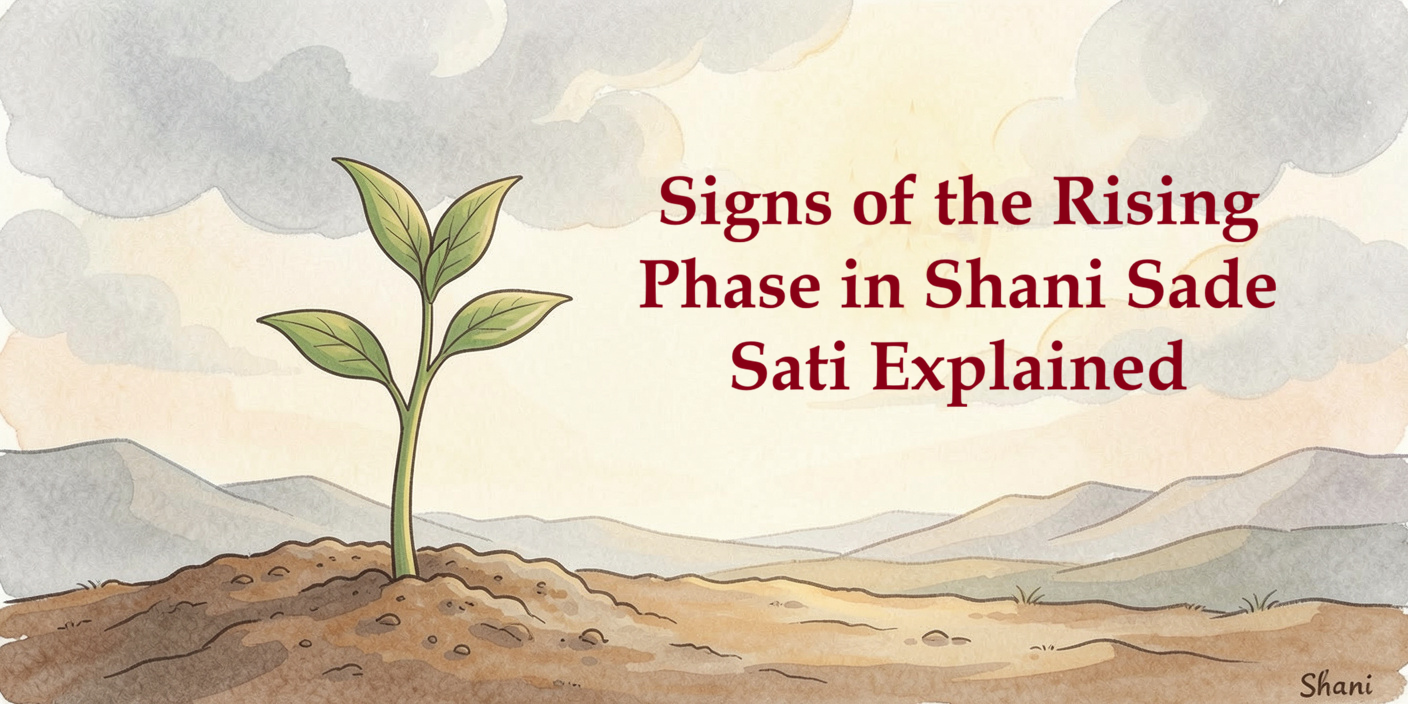 Signs of the Rising Phase in Shani Sade Sati Explained