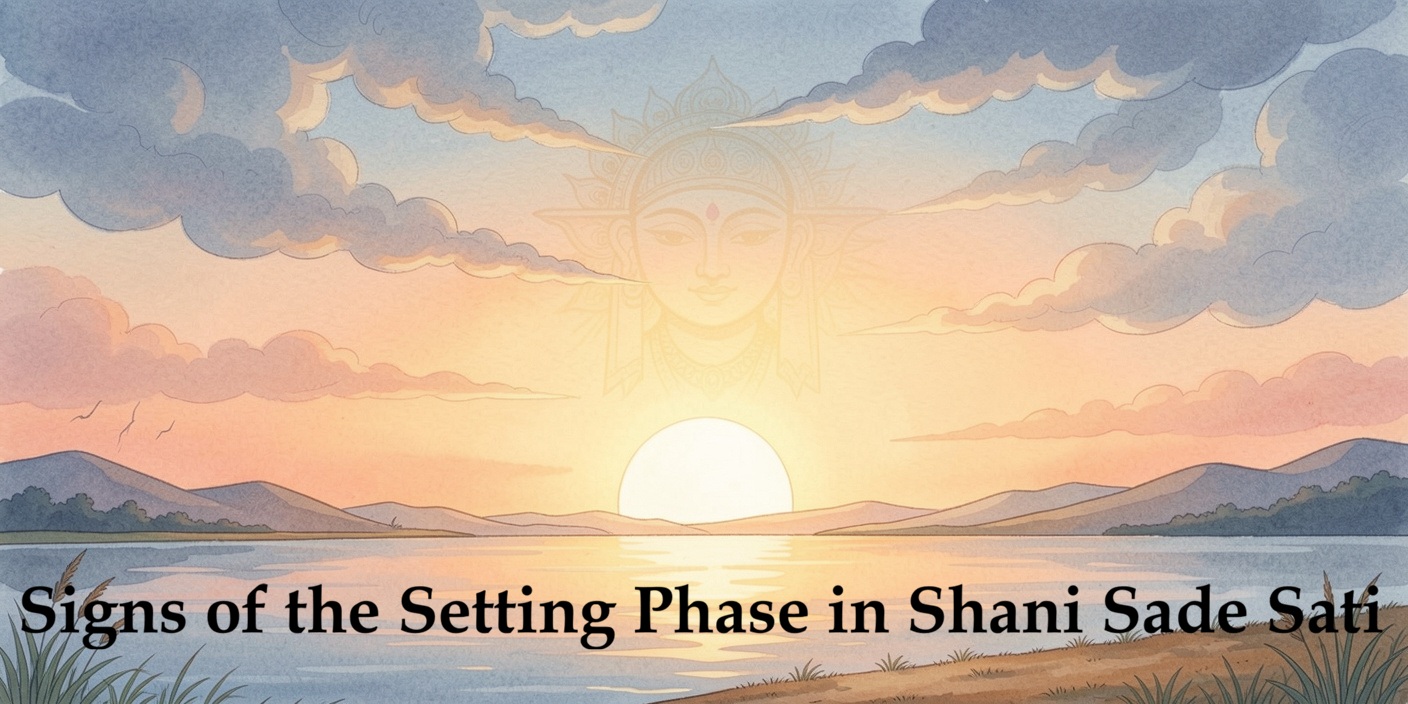 Signs of the Setting Phase in Shani Sade Sati Explained