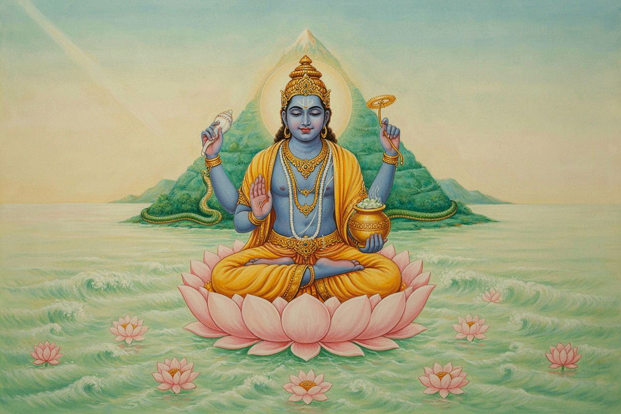 Who Is Bhagwan Dhanvantari? Story of Samudra Manthan and the Amrit Kalash
