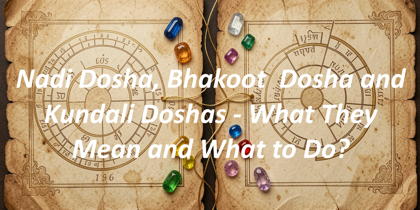 Nadi Dosha, Bhakoot Dosha and Kundali Doshas Explained Clearly - What They Mean and What to Do