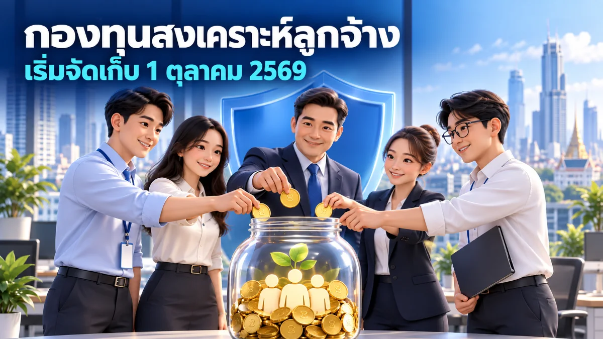 กองทุนสงเคราะห์ลูกจ้าง คืออะไร? เริ่มหัก 1 ตุลาคม 2569 ใครต้องจ่ายบ้าง