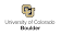 University of Colorado Boulder