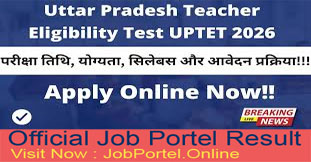 UPTET Onlion Form 2026 Poster