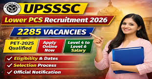UPSSSC Lower PCS Online Form 2026  Poster