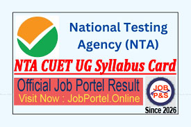 NTA CUET UG Released Syllabus 2026 29 April 2026 Poster