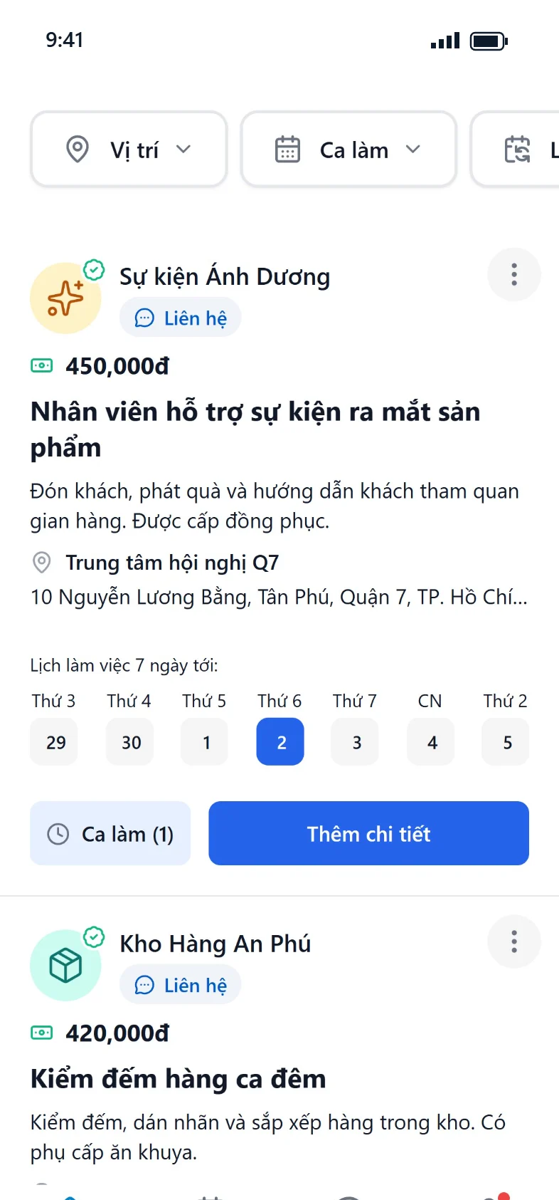 Ca đang tuyển