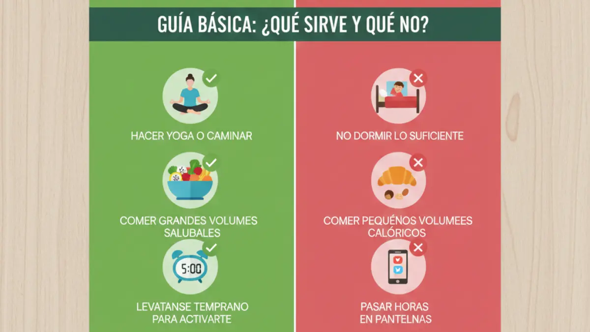 Guía Básica: ¿Qué sirve y qué no?