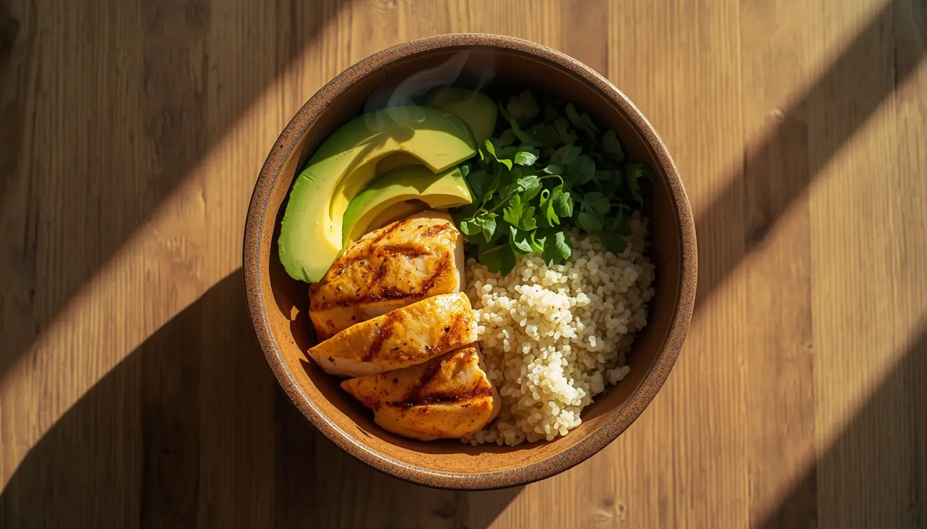 Bowl de Quinoa y Polto al Limón (Express)