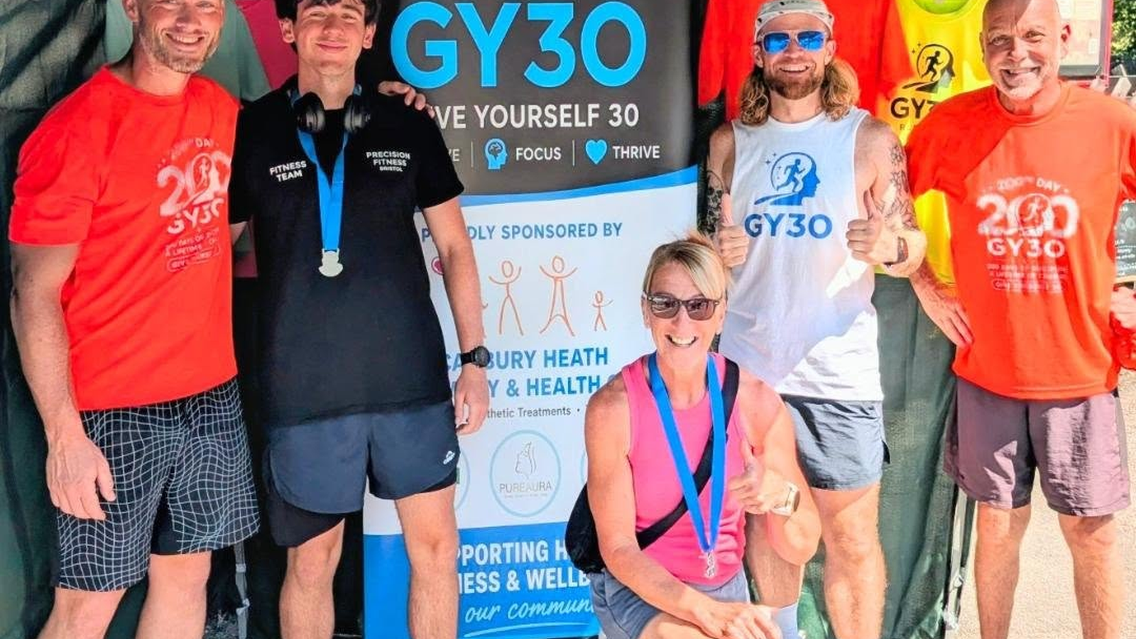 Bitton Road Runners group run