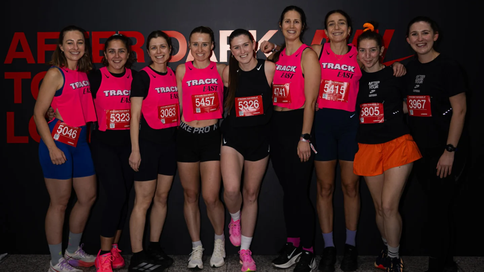 Track East group run