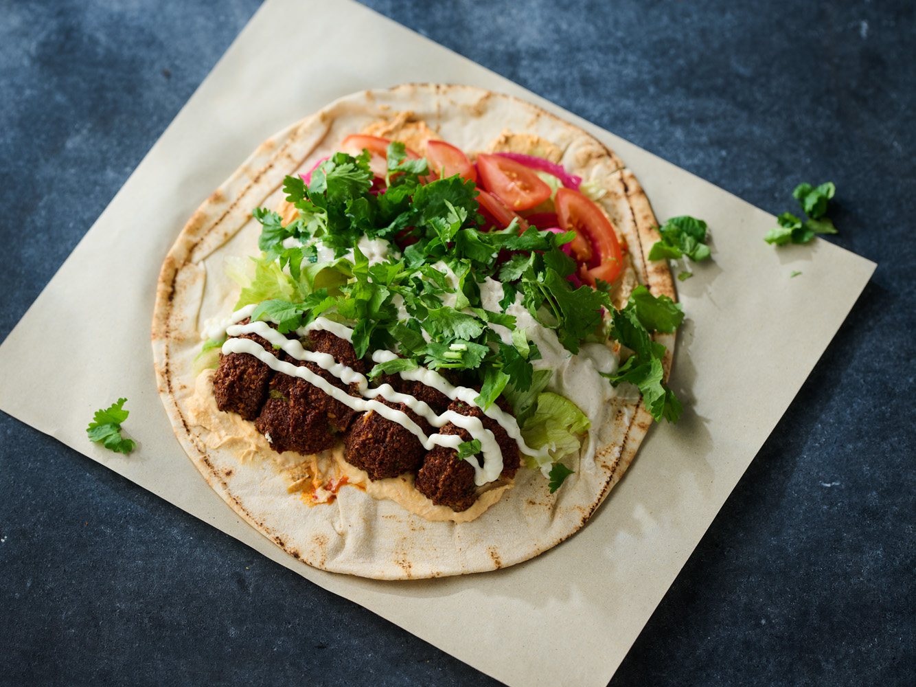 Krämig – falafel från Johan 'n' Friends Karlstad