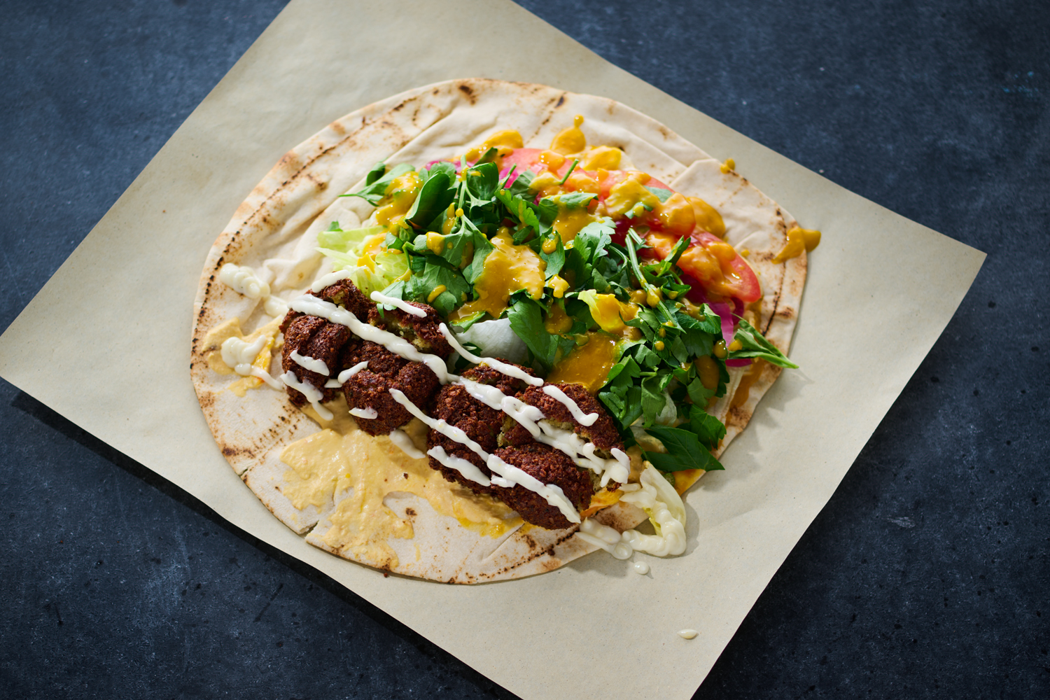 Mangopango – falafel från Johan 'n' Friends Karlstad