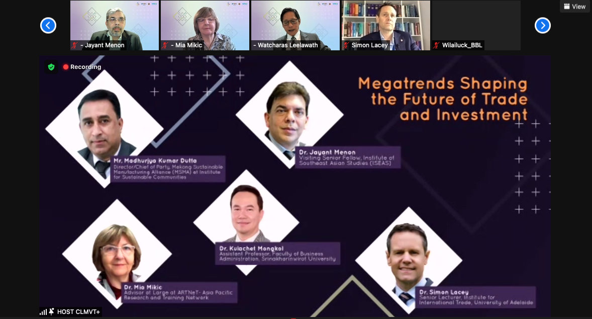 Megatrends Shaping the Future of Trade and Investment, CLMVT+ Forum 2021, 25 Aug 2021