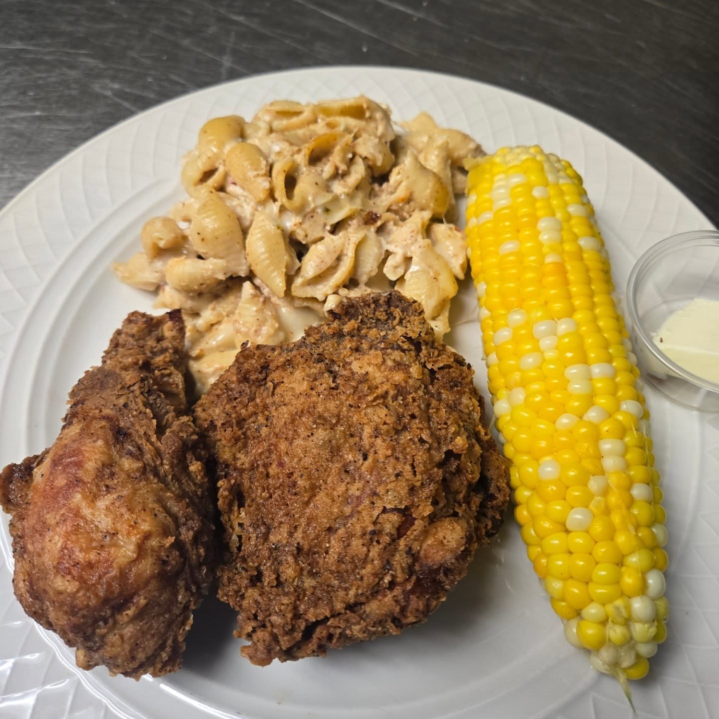 A juicy burger with fries