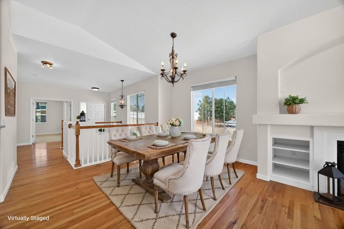 Dining Room Virtually Staged