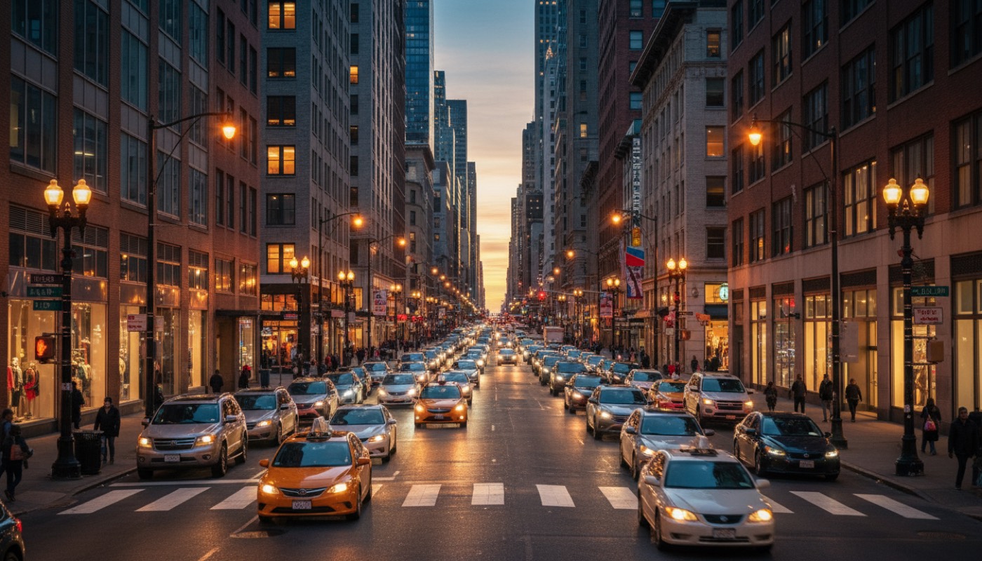 city street cars