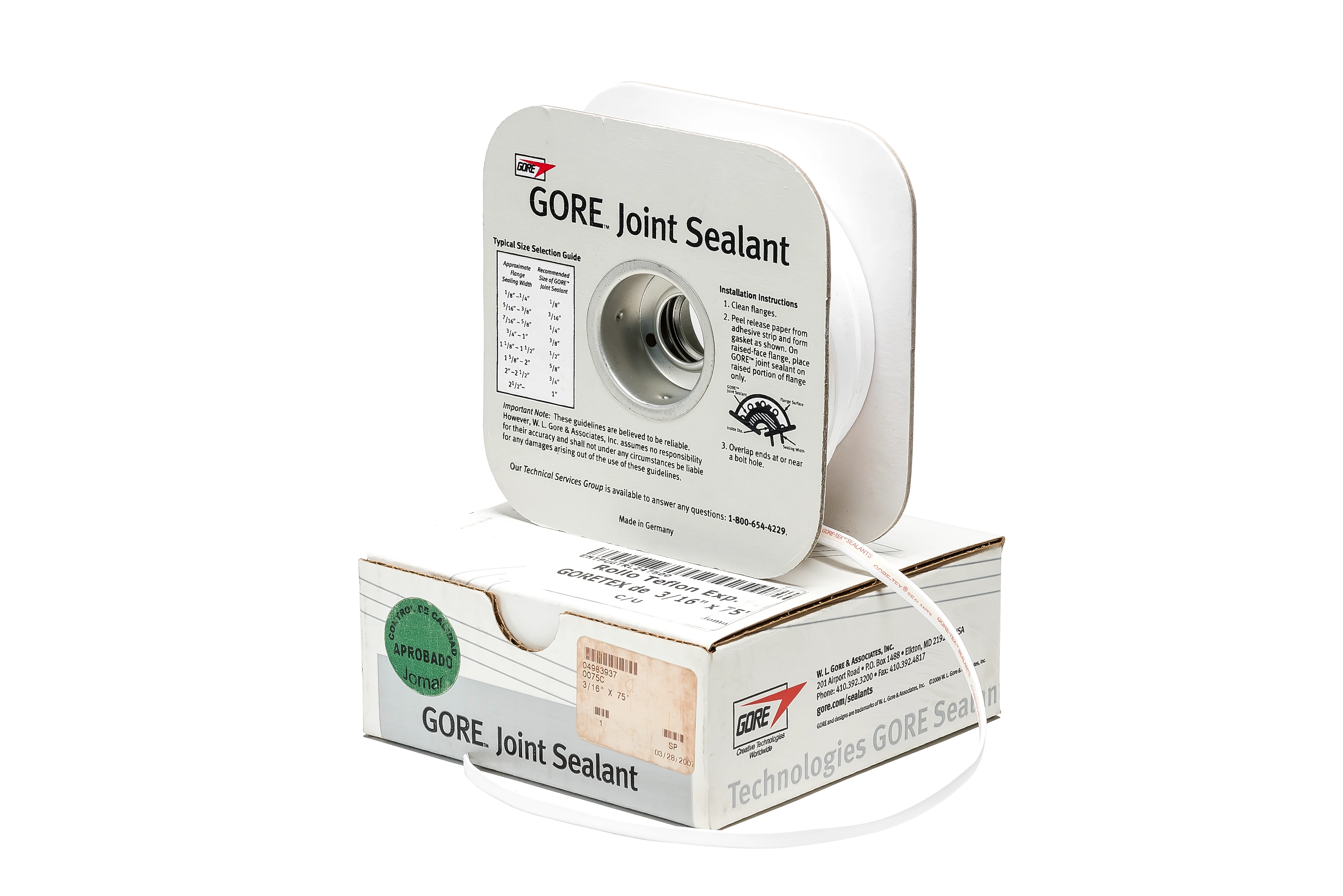 ROLLO PTFE EXPANDIDO SEALPRO® FLUOROTAPE