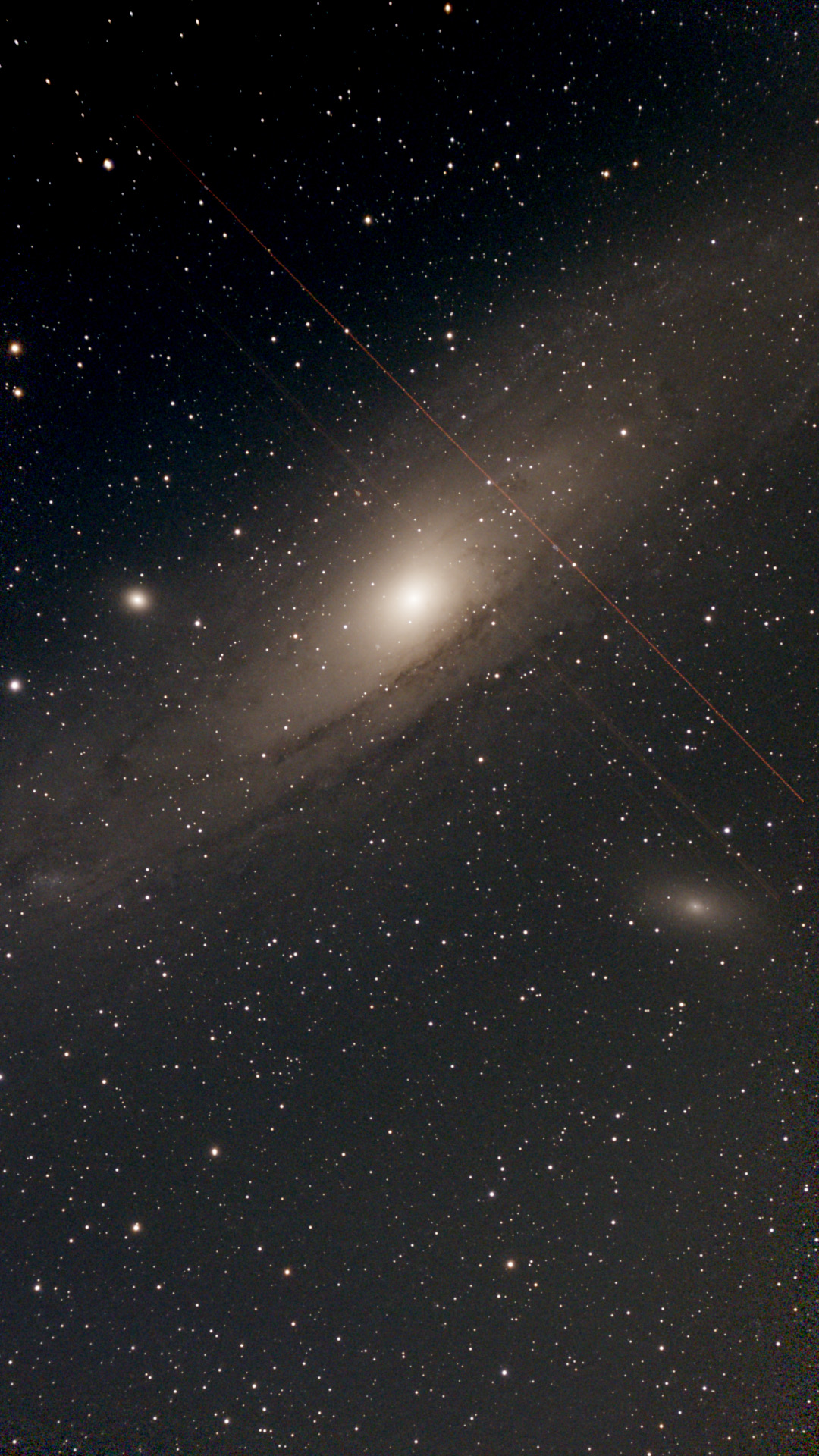 M31 stacked astrophotography