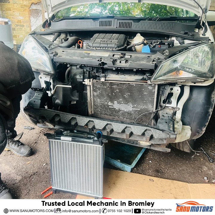 Seat MII Radiator Replaced Successfully
