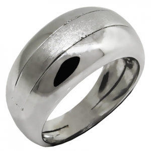 Anillo bombe tres zurcos