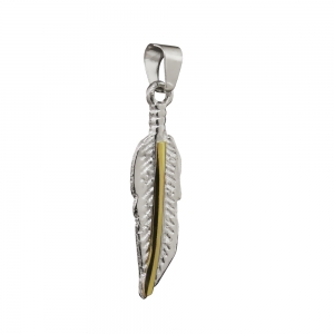 Colgante pluma con double