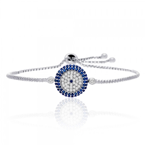 Pulsera ojito pavee, ajustable