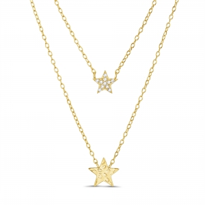 Conjunto doble estrella amarillo