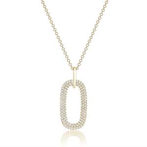 Conjunto linea premium, oval, amarillo 