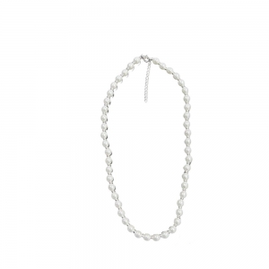 Collar de Perlas Ovaladas Monona.