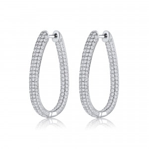 PAR AROS AROLLA OVAL LINEA PREMIUM RODINADOS ALTURA 2.5 CMS